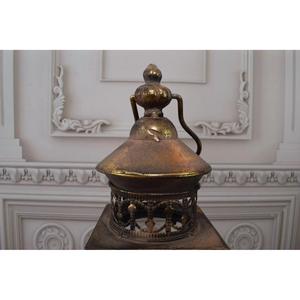 Decoración de jardín de lujo para el hogar, adornos de Metal, lámpara, Bombilla, linterna decorada para regalo de inauguración de la casa - Product Image 4