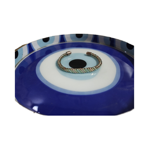 Antique Premium Quality Lightweight <b>Magnetic</b> Copper <b>Bracelet</b> Traditional Modern Sculpture Indian Handicraft Chain Pattern - Product Image 1