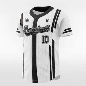 Nouvel uniforme de baseball à manches courtes pour hommes, maillot de baseball ras du cou à impression personnalisée - Product Image 4