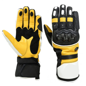 Gants de moto en fibre de carbone pour hommes, gants de course professionnels, respirants, en maille, pour l'été - Product Image 5