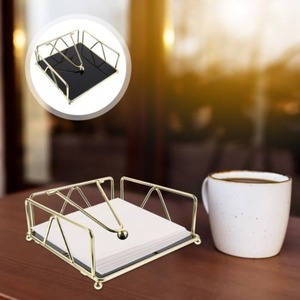 <b>Portable</b> Metal Napkin Holder For Kitchen Organization Dining <b>Table</b> Decoration And Modern Cafe Presentation Accessories - Product Image 3