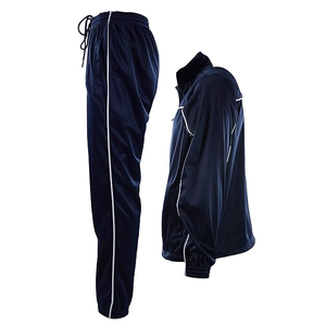 Survêtement léger en polyester et coton bleu marine pour homme, vêtements de sport de haute qualité, ensemble de survêtements pour homme - Product Image 2