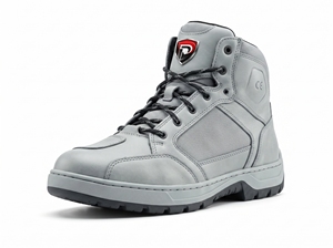 Bottes d'extérieur imperméables en cuir gris clair Danner pour toutes les saisons - Product Image 1