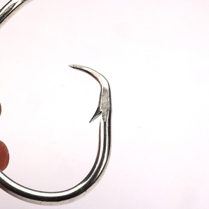 [Yooseung Industrial] Tuna Circle <b>Hook</b> Heavy Duty Forged Stainless Steel Offset Barbed Saltwater Big <b>Game</b> Fishhook - Product Image 1