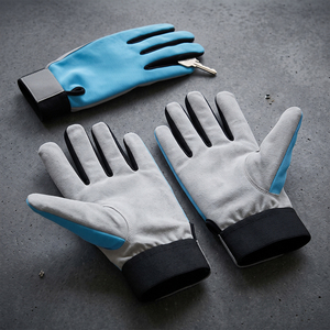 Guantes de Mecánico de Cuero Sintético con Logotipo Personalizado de Nuevo Diseño, Resistentes a la Abrasión, Protección para las Manos, Guantes de Jardinería - Product Image 3