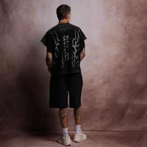 Camisetas de Manga Corta Personalizadas con Logotipo Propio, Modelo 2025, Nueva Colección, MOQ Bajo, Estilo Urbano - Product Image 5