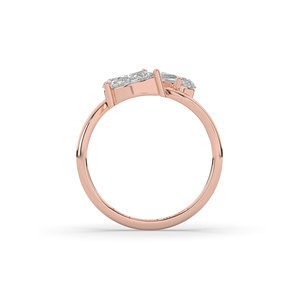 แหวนเพชรทรงรีขนาด 1.43 กะรัต สี E เพชรเลี้ยงในห้องปฏิบัติการ ทองคำแท้ 14K รับรองโดย IGI ของขวัญสุดหรูสำหรับผู้หญิงในโอกาสหมั้นและวันครบรอบ - Product Image 4