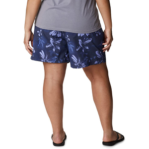 Shorts de yoga capri taille haute avec poches, séchage rapide, coupe sportive, motif vert, en spandex et polyester pour homme - Product Image 4