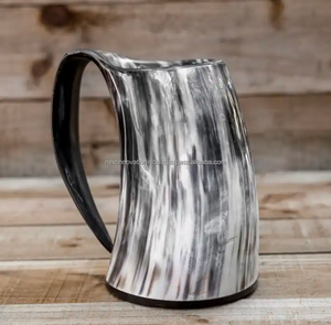 แก้วดื่มฮอร์นสำหรับไวกิ้งแก้วเบียร์ไวน์ผลิตจากอินเดีย - Product Image 3