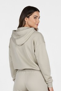 Ensemble de survêtement réversible à capuche en coton épais coupe-vent 100 % coton, grande taille, beige, pour l'hiver - Product Image 5