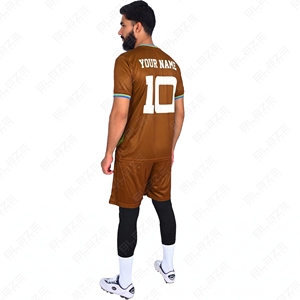 เสื้อฟุตบอลระบายอากาศผ้าโพลีเอสเตอร์แห้งเร็วสำหรับชาย/หญิงเสื้อสำหรับฝึกซ้อม100% ออกแบบได้ตามต้องการ - Product Image 3