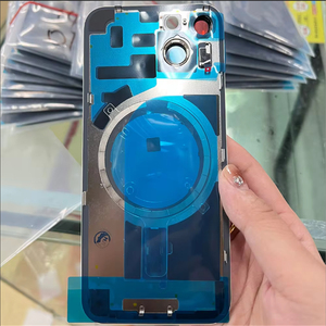 Venta al por mayor de cubierta de cristal trasera con diseño de barra de ajuste perfecto para <span class=keywords><strong>iPhone</strong></span> X XR <span class=keywords><strong>XS</strong></span> 11 12 13 14 Pro Max carcasas de teléfono móvil - Product Image 5