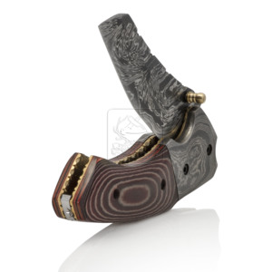 Wholesale Handmade Damascus Steel Sheepsfoot Folding <b>Pocket</b> <b>Knife</b> DD-FK-775 Micarta Sheet Handle Damascus Deal Outdoor <b>Edc</b> - Product Image 6