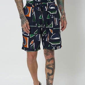 Mens <b>Black</b> Solid Casual <b>Shorts</b> Drawstring Summer Streetwear Beach Quick Dry Eco-Friendly - Product Image 1