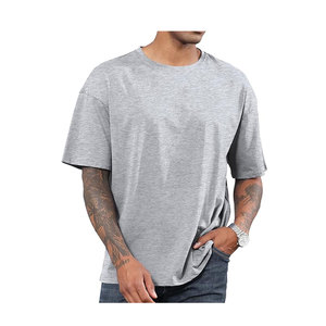 T-shirt pour homme en coton personnalisé de haute qualité, 400 g/m², séchage rapide, respirant, manches courtes, coupe classique, fabrication Stonefield - Product Image 2