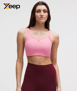 เสื้อชั้นในกีฬาโยคะคุณภาพสูงสำหรับผู้หญิง XEEP รุ่น XC-SB-178 แบบเรียบง่าย ระบายอากาศได้ดี สายปรับได้ แผ่นรองถอดออกได้ รองรับได้ดีเยี่ยม แห้งเร็ว - Product Image 1