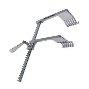 Retractor ortopédico con 6 puntas Distractor manual multifuncional para procedimientos lumbares y costillas Instrumento quirúrgico - Product Image 6