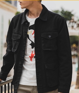 เสื้อแจ็คเก็ตซาฟารีผู้ชายผ้าฝ้าย 100% สไตล์วินเทจ หลายกระเป๋า แต่งกระดุม เหมาะสำหรับใส่ลำลอง ทำงาน หรือใส่เที่ยวในฤดูใบไม้ร่วง ทำจากผ้าแคนวาส - Product Image 5