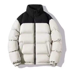 2026 Designer Winter Warm Regular Premium Quality Custom Logo Solid Front Coated <b>Men</b> <b>Puffer</b> <b>Jacket</b> Stand Waterproof - Product Image 3