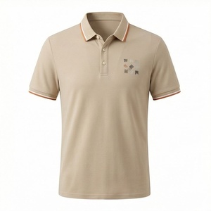 เสื้อโปโลผู้ชายลำลองสำหรับฤดูร้อน ระบายอากาศได้ดี สวมใส่สบาย สีสันปรับแต่งได้ แขนสั้น คุณภาพสูง เสื้อผ้ากีฬาคุณภาพเยี่ยม - Product Image 1