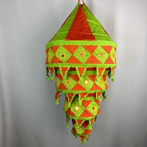 Wholesale Lot Indian <b>Decorative</b> Cotton Lampshade Handmade Cotton Fabric Lanterns Collapsible Craft Lanterns Hanging <b>Decor</b> - Product Image 3