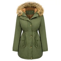 Nouvelle arrivée dames hiver femmes coton vêtements d'extérieur veste polaire à capuche hiver femmes manteau avec capuche en gros