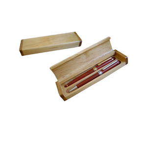 Wooden <b>Pen</b> Box Wood Ballpoint <b>Pen</b> <b>Gift</b> Packing <b>Pen</b> Case and Wood <b>Pen</b> Holder Modern Crafts 2 Slots At Reasonable Price - Product Image 1