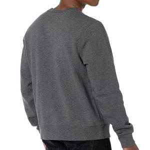 Wool/Cotton Winter OEM Custom Men's Crewneck <b>Pullover</b> Sweater Front Logo 300g Quick Dry Breathable Manufacturer 2026 - Product Image 6