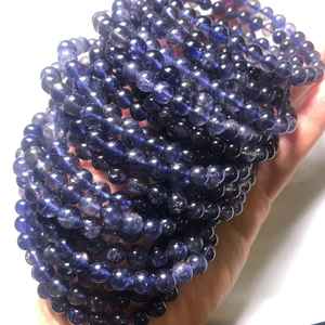 Cuentas de Iolita Azul Natural, Cordierita de Calidad, Cuentas Sueltas para Fabricación de Joyería y Manualidades DIY - Product Image 3