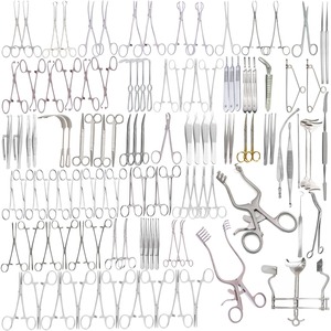 Kit complet d'instruments chirurgicaux réutilisables pour interventions majeures et mineures : plastique, orthopédie, mini-laparotomie, ORL, nasal, généralistes, micro-chirurgie - Product Image 6