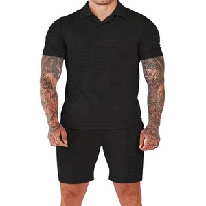 Summer Clothing-vendor Custom Men's <b>Shorts</b> <b>Set</b> Outfit Two Piece <b>Shorts</b> <b>Tshirt</b> Sport Street Casual 2 Piece Gym Tracksuits - Product Image 3
