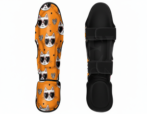 Protège-tibias de Muay Thai personnalisés pour le sport en plein air, nouvelle conception, protections de pieds pour le kick-boxing, protège-tibias d'entraînement MMA et karaté - Product Image 5
