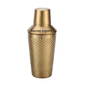 ชุดเชคเกอร์ค็อกเทลสแตนเลสคุณภาพสูงเคลือบสีไวน์แดงพรีเมียม Kayna Export ความจุ 500 มล. เป็นมิตรกับสิ่งแวดล้อม เหมาะสำหรับโรงแรม - Product Image 3