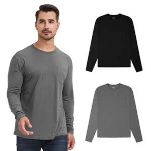 T-shirts personnalisés pour hommes, coupe ample avec logo, motif uni, épaules tombantes, 100 % coton, coupe longue et oversize - Product Image 2