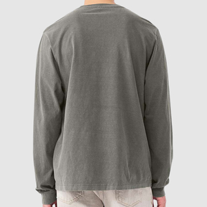 <b>Long</b> Sleeve Tee <b>Shirt</b> Washed <b>Men's</b> <b>T</b> <b>Shirt</b> Organic Cotton <b>Men's</b> <b>T</b>-<b>shirts</b> Custom Jersey <b>T</b> <b>Shirt</b> For <b>Men</b> Crewneck Oversized - Product Image 4