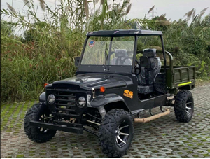 รถบั๊กกี้ 4 ที่นั่ง ได้รับการรับรองมาตรฐาน CE ขับเคลื่อน 4 ล้อ ATV 4x4 เครื่องยนต์เบนซิน 200cc 300cc 1000cc 351-450 แรงม้า สีสั่งทำได้ UTV สำหรับผู้ใหญ่ - Product Image 4