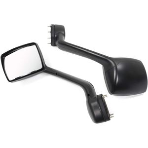 Specchietti retrovisori neri per cofano Kenworth T680 (2013-2020) e Peterbilt 579 (2010-2017), coppia sinistra e destra, adatti per auto - Product Image 6