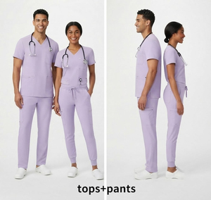 Nursing <b>Scrub</b> <b>Set</b> for Women Hospital Uniform Medical <b>Scrub</b> <b>Set</b> Wholesale Surgical <b>Scrub</b> Suit - Product Image 2