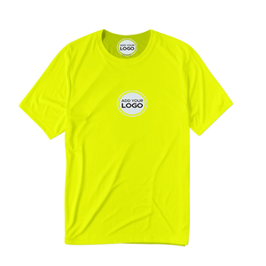 Private Label <b>Men's</b> O-Neck Short Sleeve Regular Fit Quick Dry Sport T-<b>Shirt</b> Custom Printing Cotton/Bamboo Fiber Gym Tee - Product Image 1