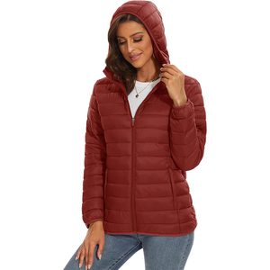 Chaqueta Acolchada de Lona para Mujer, de Invierno, Impermeable, Ecológica, Resistente al Viento, Transpirable, con Impresión de Logotipo a Color Personalizado, de Calidad Premium - Product Image 2