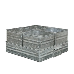 Maceta Metálica con Acabado Dorado, Elegante Maceta Decorativa para Plantas de Interior y Exterior, para Hogar, Balcón, Sala de Estar, Oficina - Product Image 2