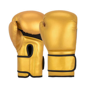 High Quality Leather Boxing Gloves Adjustable Wrist <b>Strap</b> Hook Loop Closure Children 5-7 Years Professional Martial Arts - Product Image 1