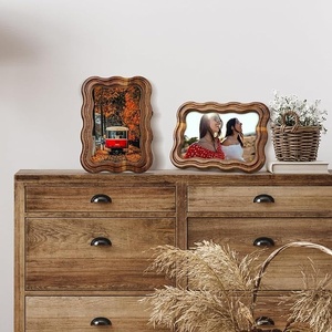 Natural Oak Wood Picture <b>Frames</b> Deep Profile Tabletop Rectangular Photo Holder Handcrafted Desktop Display Home Office Decor - Product Image 5