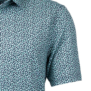 Chemises pour hommes respirantes et confortables, design personnalisé, tissu tricoté 180g, manches courtes, style décontracté, broderie, service OEM - Product Image 2