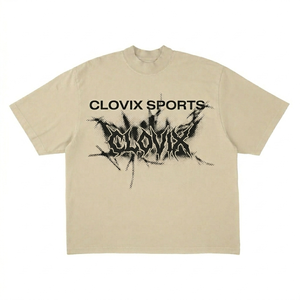 T-shirt Homme Oversize à Manches Courtes Style Urbain Imprimé Graphique Coton Col Rond Vente en Gros - Product Image 1