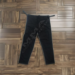 Pantalon tactique noir Krav Maga avec logo personnalisé, pantalon d'entraînement tactique noir Krav Maga, pantalon de combat - Product Image 1