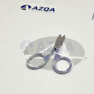 Tijeras de bordado de cigüeña con revestimiento semiimpreso de todos los colores al por mayor, tijeras de corte de hilo y cizalla disponibles en todos los colores - Product Image 3