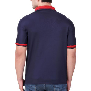 Sewing Hub <b>Men's</b> White Short Sleeve for <b>Shirt</b> 100% Cotton Pique Knitted Casual Gradient Color Eco-Friendly Breathable 240g - Product Image 4