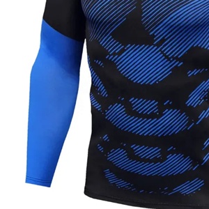 Qasaabco – T-shirt de compression à manches longues pour homme, respirant, couche de base chauffante, imprimé sur mesure avec protection anti-UV UPF50 - Product Image 6