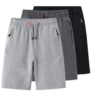 Shorts de sport en gros pour hommes 100% coton, taille élastique mi-haute, avec service OEM, shorts décontractés pour la gym - Product Image 5